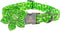 Lionheart Glory Green Dog Collar - Flower Print for Large Dogs, Cucumbers Spring Collar with Bows
