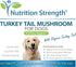 Turkey Tail Mushroom for Dogs, Supports Immune System, Gut Health, Antioxidant Activity - 120 Chewable Tablets