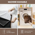 Dog Beds for Medium Dogs, Orthopedic Washable Bed with Removable Bolster & Waterproof Nonskid Bottom