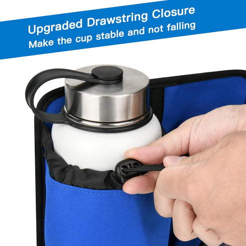 Xxerciz Beach Chair Cup Holder, Chair Armrest Drink Holder Organizer Universal Water Bottle Holder Phone Holder
