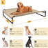 Veehoo Original Cooling Elevated Dog Bed - Outdoor Raised Cots for Large Dogs, Portable Standing Pet Bed with Washable