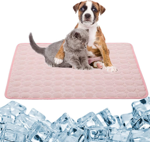 dgdgbaby Dog Cooling Mat, Large Cooling Pad for Dogs and Cats, Breathable Self Cooling Blanket, Machine Washable