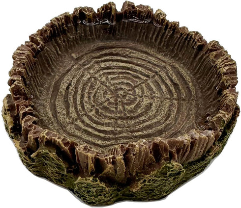 2 Pack Small Reptile Food Bowl - Feeding Dish for Bearded Dragon, Gecko, Lizard, Frog