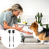 2 Pcs Double-Head Dog Tear Comb, Tear Stain Remover Brush for Dogs & Cats Grooming