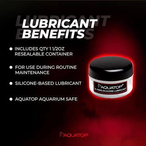 Aquatop O-Ring Silicone Lubricant, Essential for Filter Maintenance, Controls Leaks & Smooth Operation