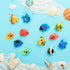 Weewooday 20 Pieces Artificial Moving Fishes - Plastic Floating Fish Ornament Aquarium Decorations for Fish Tank