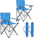 HaSteeL Foldable Camping Chair Set of 2, Folding Camp Chairs & Carrying
