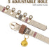 PUPTECK Leather Dog Collar for Small Dogs - XS Puppy Collar Bandana Accessories for Cats and Dogs