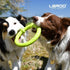 LaRoo Dog Toys for Aggressive Chewers, Floatable Dog Flying Disc, 3 Sizes Dog Tug Toy, Interactive Dog Toys