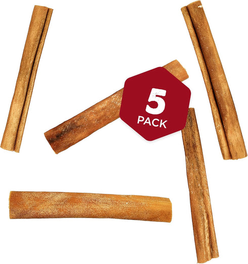 Best Bully Sticks 6 Inch Natural Collagen Sticks for Dogs, 5 Count (Pack of 1), Long-Lasting, Rawhide Free Beef Treat
