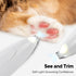 Dog Paw Trimmer with LED Light, Rechargeable Cordless Electric Grooming Clippers, Low Noise for Small Dogs and Cats