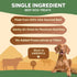 6 oz, Gaines Family Farmstead Beef Chips for Dogs Natural Single-Ingredient Dog Treats, High-Protein Rawhide-Free
