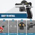 GUNPJONE Magnetic Gun Holster with Trigger Guard for Vehicle, Truck, Safes, Walls