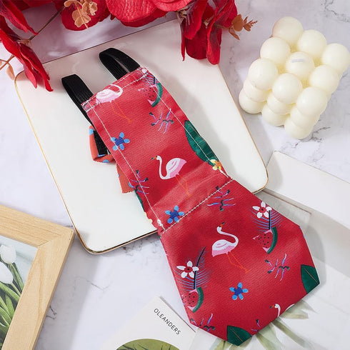 9.45 4.33 Inch CREATCABIN Adjustable Chicken Diapers Washable Duck Diapers Red Polyester Waterproof Pet Ducking Nappy