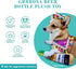 Haute Diggity Dog Grrrona Beer Bottle, Plush Designer Dog Toy, Interactive Squeaker, Size Small