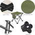 Opliy Samll 13.5") Camping Stool, Folding Chair Portable Camp Stool for Camping Fishing Hiking Gardening and Beach