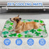 imiBBWQu Summer 27" 22" Cooling Pad St Patricks Day Leaves Pillow Cooling Pad Mat Washable Cool Pet for Dogs Pet Bed