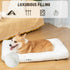 KROSER Deluxe Dog Crate Bed, Soft Machine Washable Pet Cage Pad Mattress, Reversible for Small to Jumbo Dogs, White