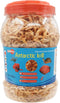 Premium Freeze-Dried Krill & Shrimp Mix, High Protein Floating Aquarium Food for Arowana, Koi, & Turtles