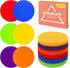 ZukoCert 30-Pack Poly Spots & Non-Floor Markers Flat Sit Spots for Gym Class,