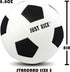 3/5 7 SRG Silent Foam Soccer Ball Airless Indoor House Ball for Quiet Training, Soft Durable Foam Design, Multi-Use