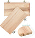 4 PCS Natural Wood Bird Perch Stand Platform Toy for Parrot, Budgies, Parakeet, Cockatiels, Conure, Lovebirds (Style 1)
