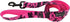 Water & Woods Blaze Patterned Dog Leash, 1" x 6', Neon Pink Tree, Comfortable Handling with Bolt Swivel Snap