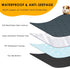 4 Pack 24" 18" Guinea Pig Cage Liners Washable Super Absorbent Guinea Pig Bedding Waterproof Reusable Guinea Pig Pee