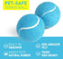 PrimePets Squeaky Balls for Dogs, 2.5 Inch Interactive Tennis Toys for Medium, Large Dogs