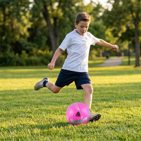 (Pack 1, 6 12) VIZARI Hydra Soccer Ball for Boys | Eye-Catching Outdoor Soccer Ball with Unique Graphics | Durable TPU