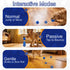 Ombrael Smart Interactive Dog Toys-Ball, Automatic Moving Bouncing Spinning, Washable Chew-Resistant to Keep Them Busy