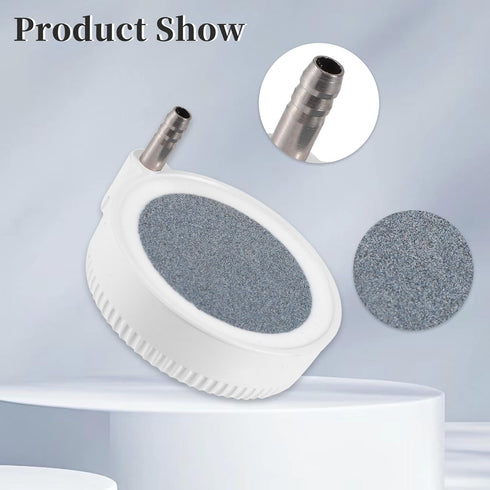 Fish Tank Air Stone, Air Disk Stone for Mineral, Oxygen Diffuser for Air Pump, Air Stone Aquarium Kit 2.36" Diameter, 4 Pcs