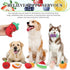 Tasdurian 15 Pack Squeaky Dog Toys with a Carrying Bag Plush Small Dogs Toy Stuffed with Squeakers Irresistibly Cute
