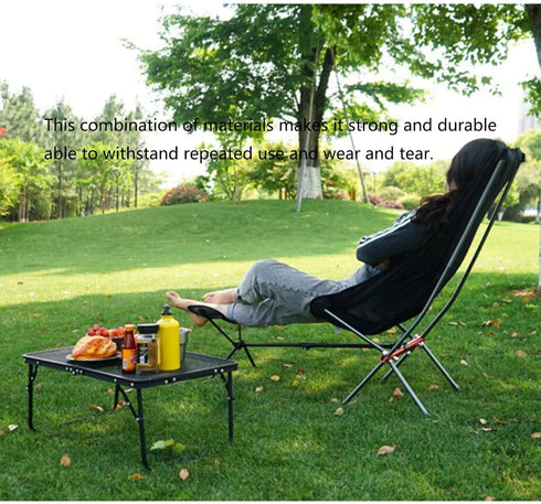 RAFZEG Universal Camping Chair Foot Rest, Folding Attachable Footrest Leg Rest Outdoor Folding Chair for Outdoor