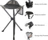 225 lbs Portal Tall Folding Tripod Stool for Outdoor Camping Walking Hunting Hiking Fishing Travel, Support