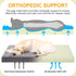 KSIIA Orthopedic Dog Bed, Waterproof for Large Dogs, Deluxe Plush Washable, 41 x 27 Inch, Dark Gray