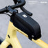 Rhinowalk Waterproof Bike Frame Bag with Magnetic Flap, Top Tube Storage for MTB Road Bike, Cycling Tools