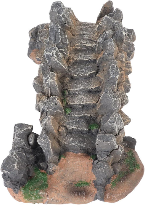 Tnfeeon Aquarium Resin Arch Bridge, Beautiful Decoration for Fish
