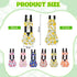 XGIDXFZ 6Pcs Chicken Diapers for Hens,Reusable Duckling Diapers Washable Waterproof Pet Diapers with Bow Tie