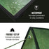 Wild Must: LYN Extra Large 3 Person Reusable Survival Shelter Tent, Waterproof, Fireproof, Lightweight