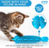Ronton Cat Toothbrush Catnip Toy, Durable Hard Rubber Dental Care, Interactive Chew Toy (1 Pack - Seahorse)