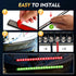 12V, Red and Green Boat Navigation Lights, LED Boat Lights Waterproof, Bow Light for Boats LED Marine Running Light
