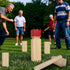 Set Set Set Juegoal Kubb Game Backyard Game Outdoor Tossing Game with Carrying Bag