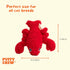 5'', Interactive Catnip Cat Plush Toy, Ocean Theme, for All Breed Size Cats (Lobster)