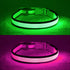 YFbrite Light Up Dog Collar, USB Rechargeable LED Puppy Collar, Adjustable Glowing Lights for Night Walking