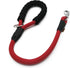 Dog Leash, Braided Rope Traction for Medium/Large Dogs (1/2" - 2FT, Red), Walking Training Lead