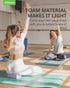 Trideer Yoga Block, Premium Foam Blocks with Soft Non-Slip Surface, Lightweight, Odor Resistant, Supportive Yoga
