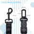 PUEENOD 2 Pack Dog Seat Belt Adjustable Dog Car Seatbelts for Vehicle Nylon Pet Safety Seat Belt with Elastic Bungee
