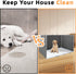 Dmnnlp 35"x29"x17.3" Dog Pee Pad Holder with High Walls - No-Splash Indoor Dog Potty Box, Foldable Potty Training