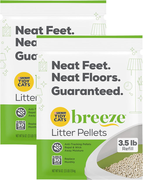 Tidy Cat Breeze Pellets, 3.5 lb for Cat Litter
